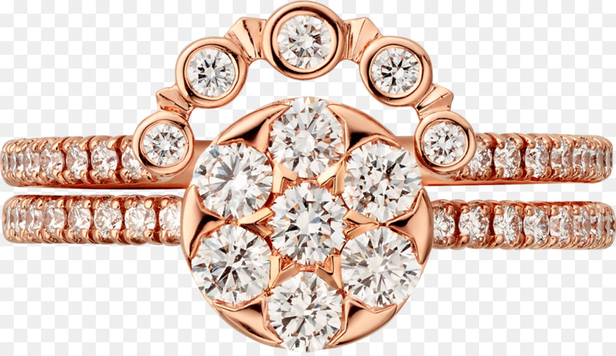 Carati Anello Di Diamanti Brillanti Oro - anello