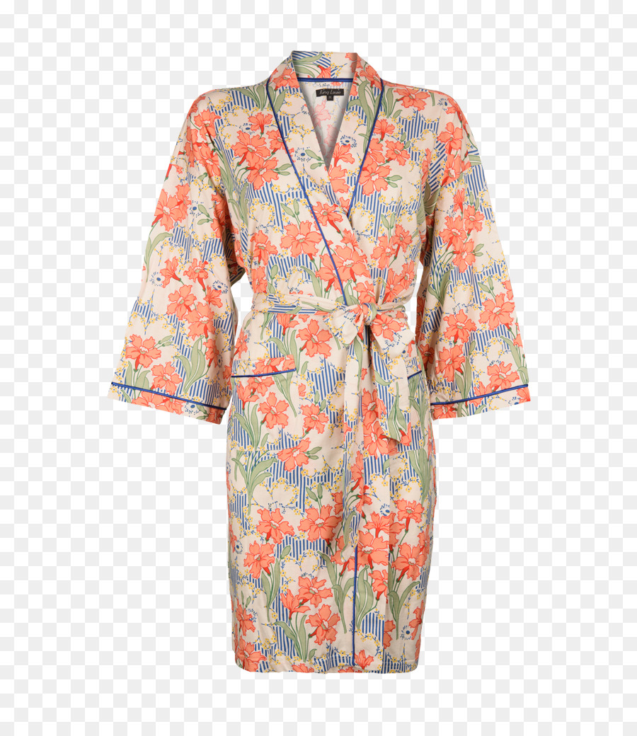 Sleeve Dress Kimono Taille Pyjama - Kleid