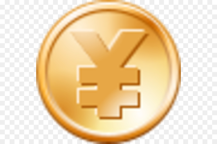 Japanische yen-Yen-Zeichen-Münze clipart - Münze