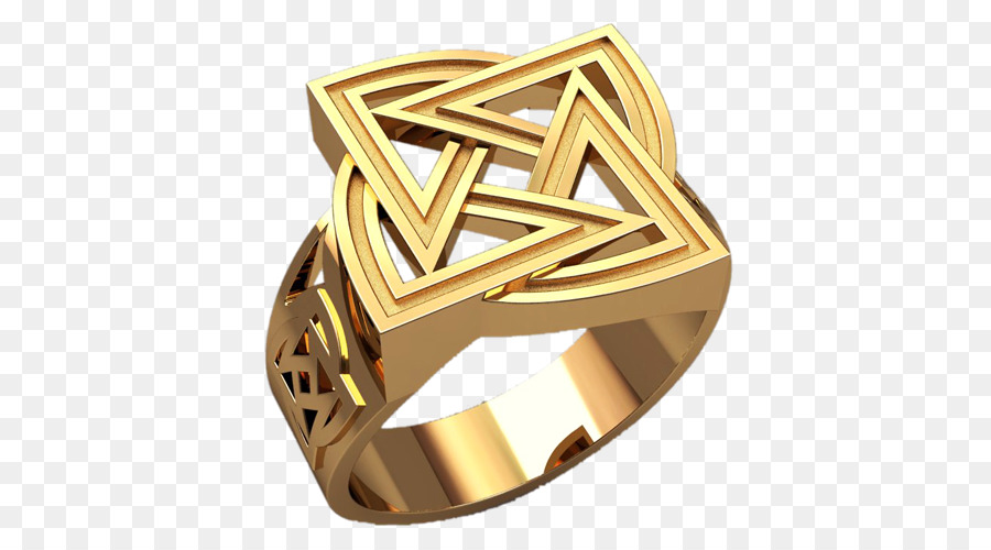 Ring Gold Chevalière Silber Feinheit - Ring