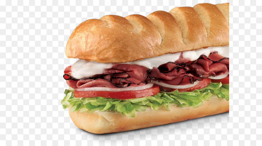 U-Boot-sandwich, mit Pastrami auf Roggen Firehouse Subs Corned beef - andere