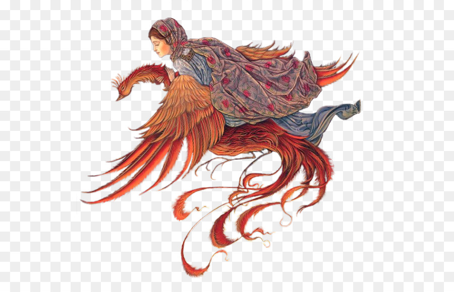 Creatura leggendaria della Mitologia di Pollo Uccello Vermiglio - pollo