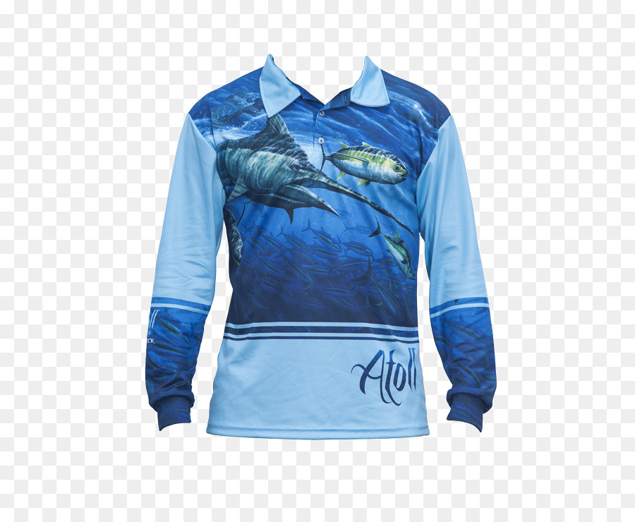 T-shirt Marlin pesca Manica - pescatore di abbigliamento