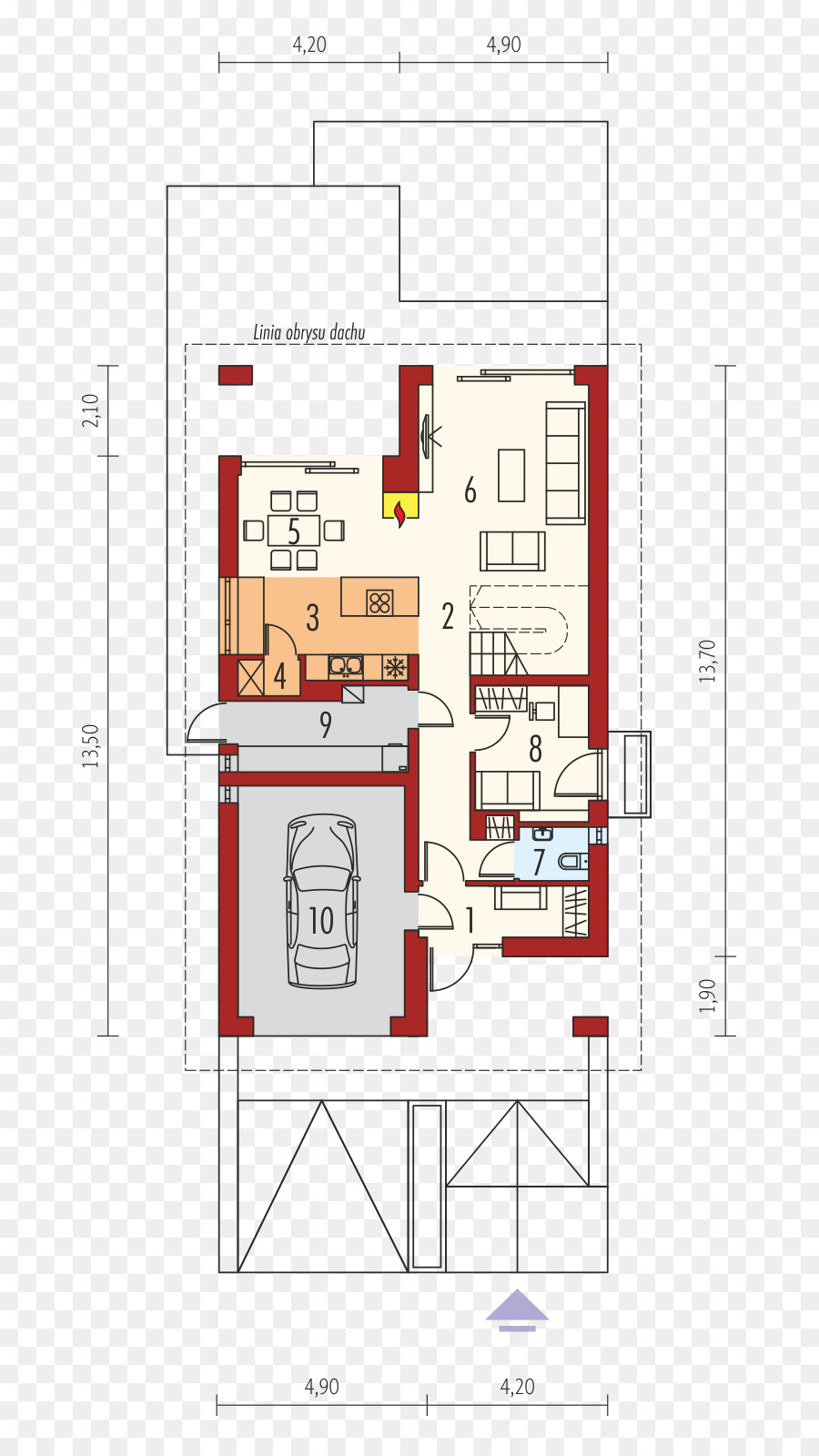 Kế hoạch sàn Nhà Archipelag mét Vuông - Nhà
