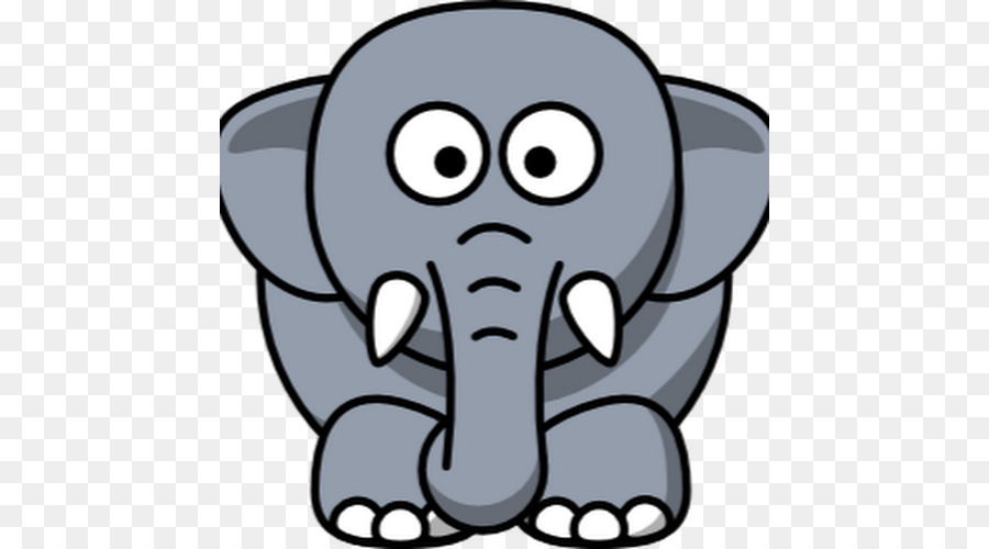 Elephantidae Africano, elefante, Elefante scherzo Ippopotamo Clip art - topo