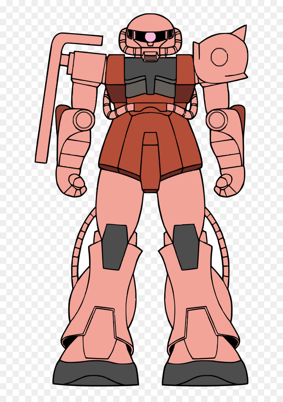 Zaku Cartoon Gundam-Mecha-clipart - Zaku