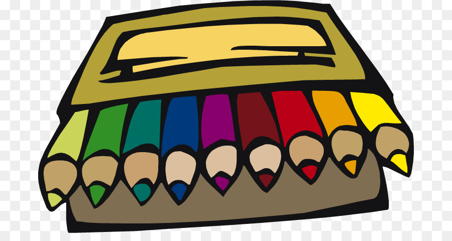 Farbige Bleistift-Buntstift-Schreibwaren-Artikel - Bleistift
