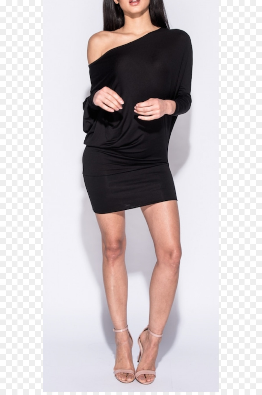Kleine schwarze Kleid Neckholder Ärmel, Minirock, Mode - Bird ck