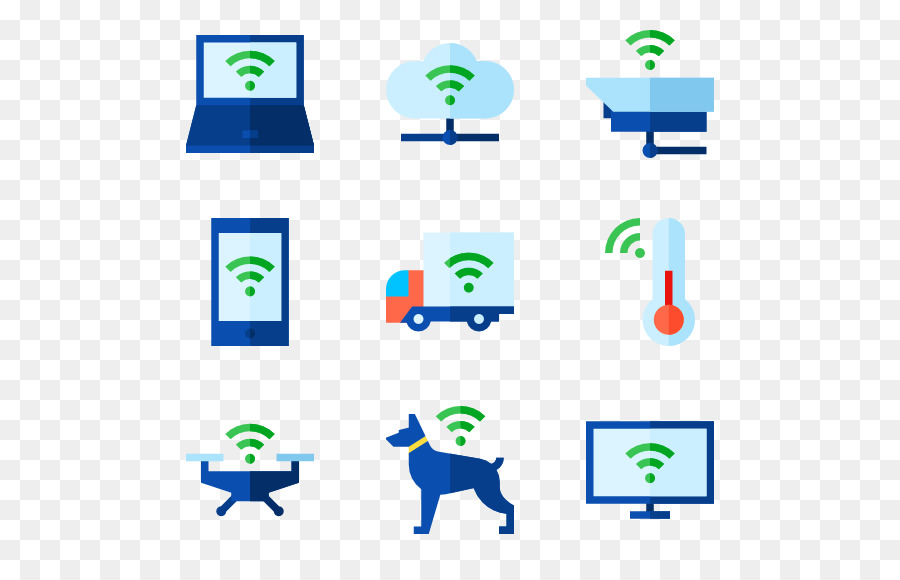 Icone Di Computer Internet Wi Fi Gratuita - connessione a internet