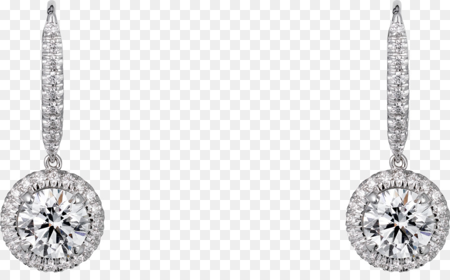 Ohrringe Brillant-Diamant-Karat-Gold - Diamant