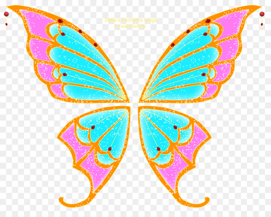 Farfalla monarca Tecna DeviantArt Mythix - dreamcatcher acquerello