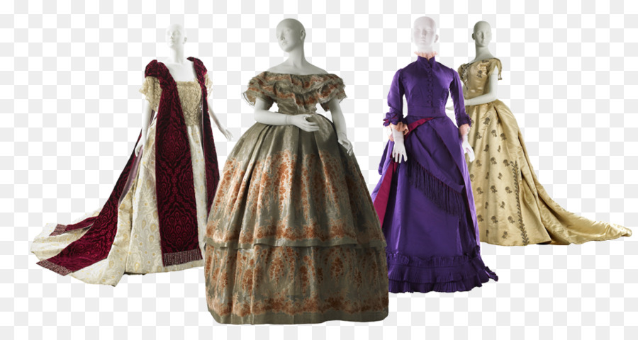 Ballkleid 1860er Jahren der 1850er Jahre Kleid - Haute Couture