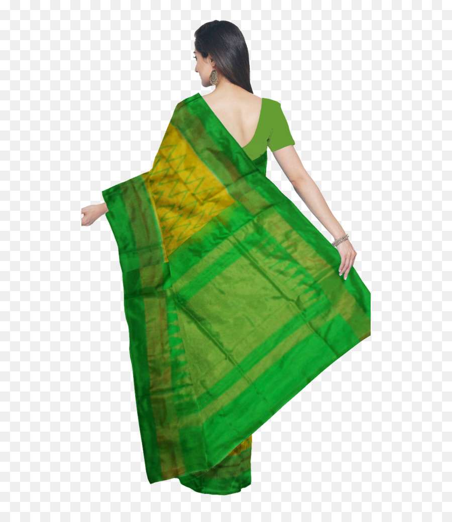 * Coerenza Pochampally Sari Di Seta Sari Membrana - handloom