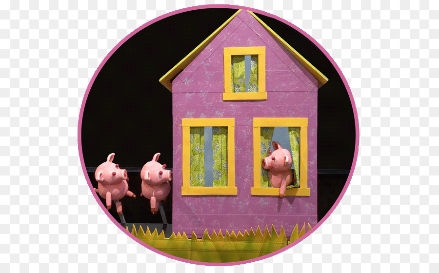 3 little pigs Weg sweet home Richmond Dreieck Spieler Puppet Showplace Theatre - big bad wolf, die drei kleinen Schweine