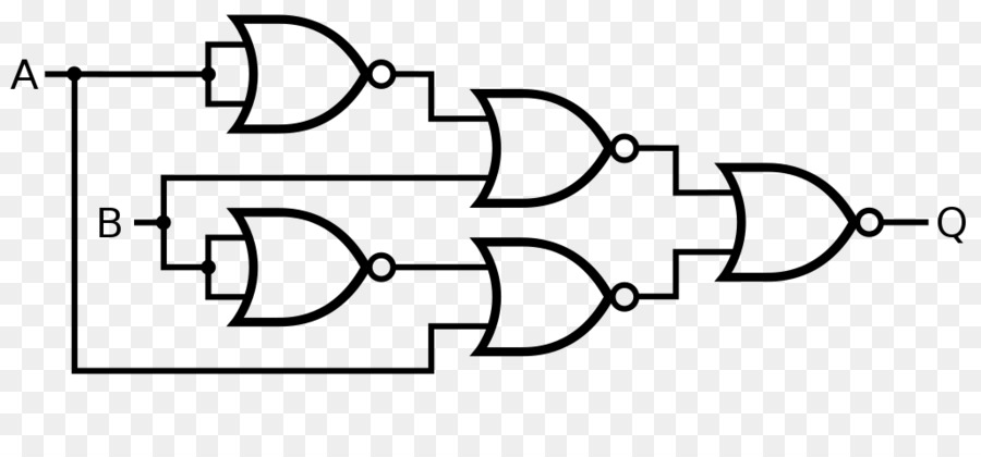 XOR-Gatter NAND-Gatter Exklusiv-oder-NAND-Logik Logic gate - XNOR Gate