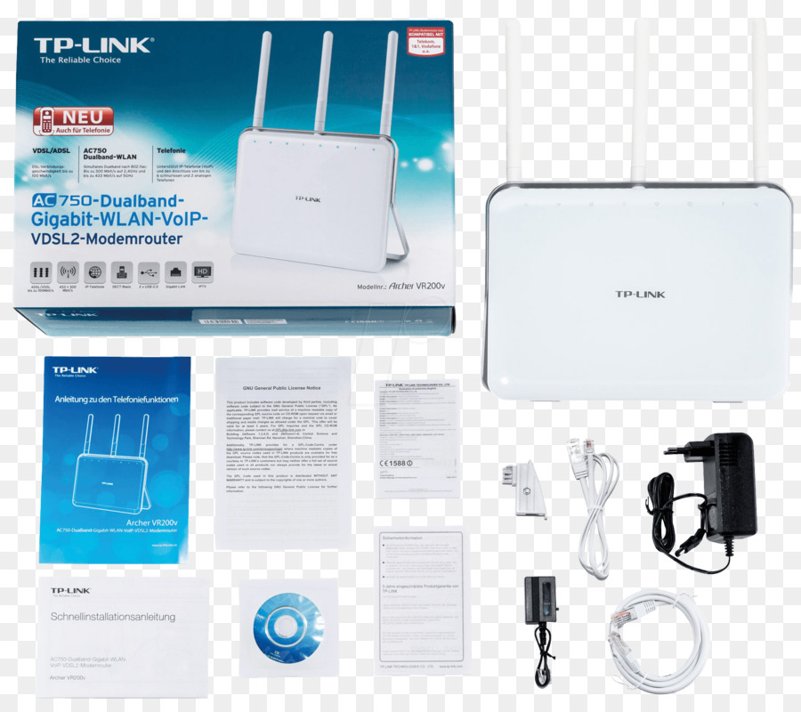 Wireless router, Wireless Access Points mit IEEE 802.11 ac DSL modem - tplink
