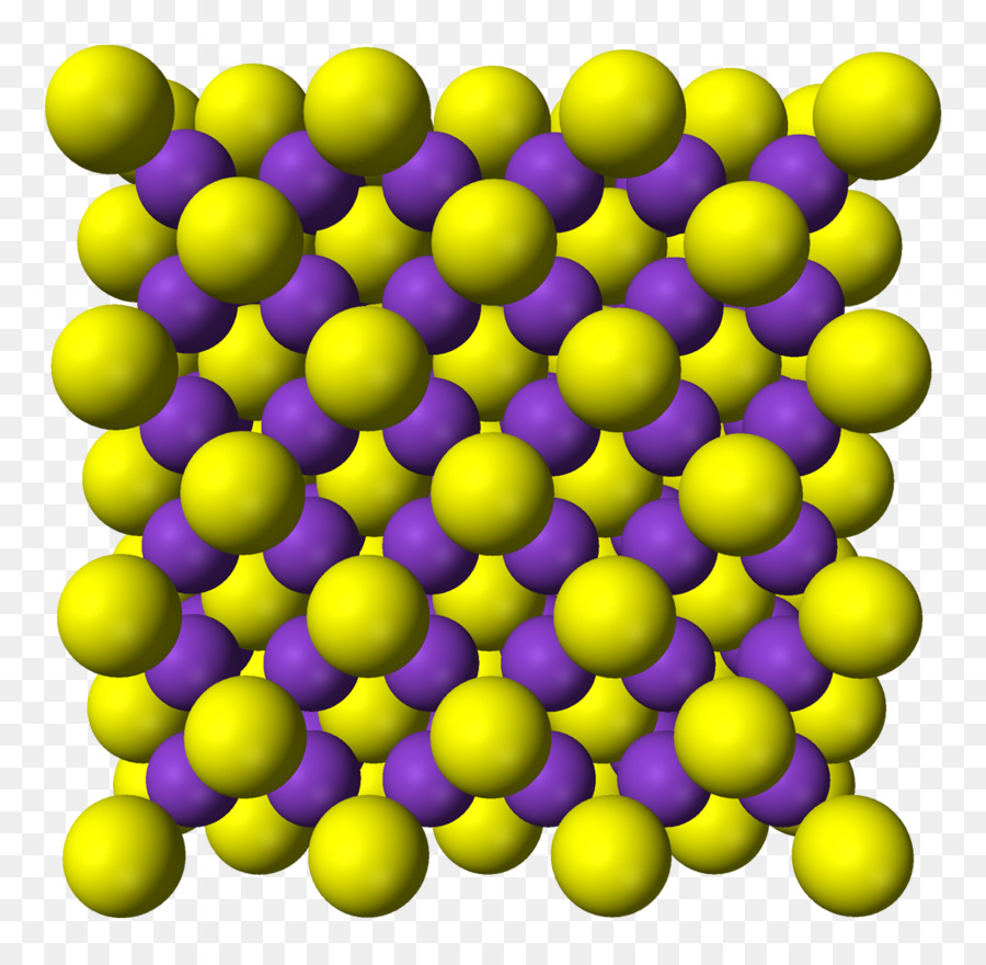 Potassio solfuro di struttura di Cristallo Ionico composto di cloruro di Sodio - altri