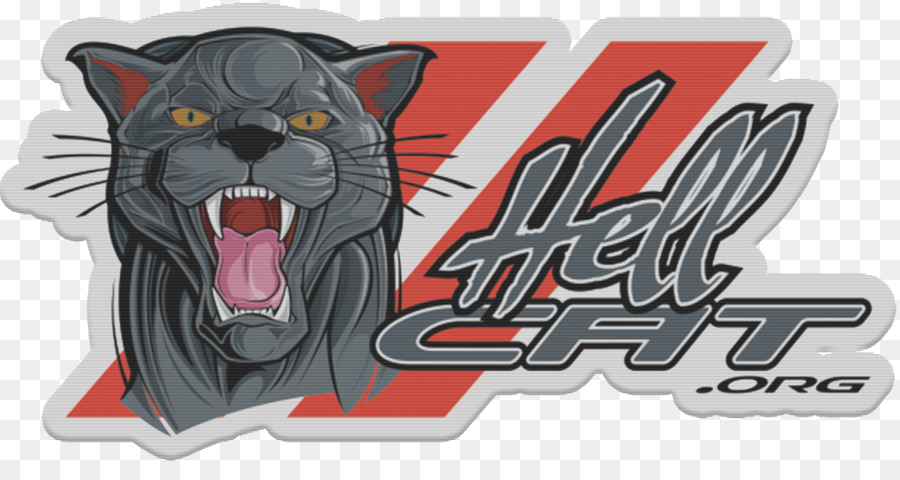 Dodge Challenger SRT Hellcat Dodge Ladegerät SRT Hellcat Logo - Katze