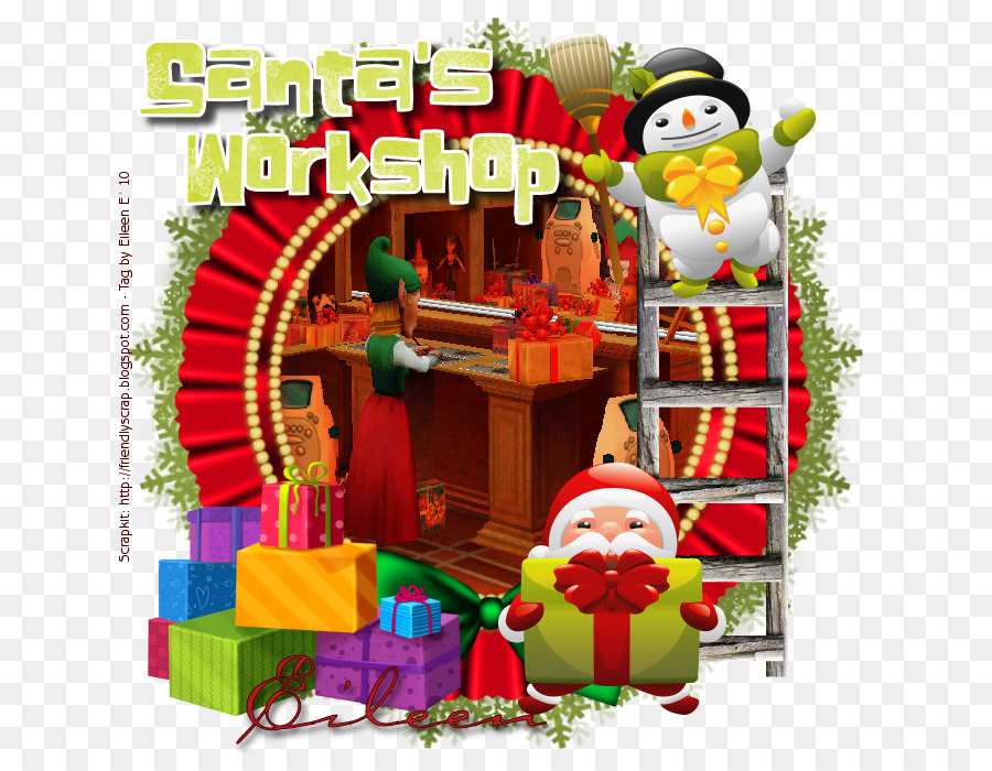 Weihnachten ornament Charakter Spielzeug - Santa ' s Workshop