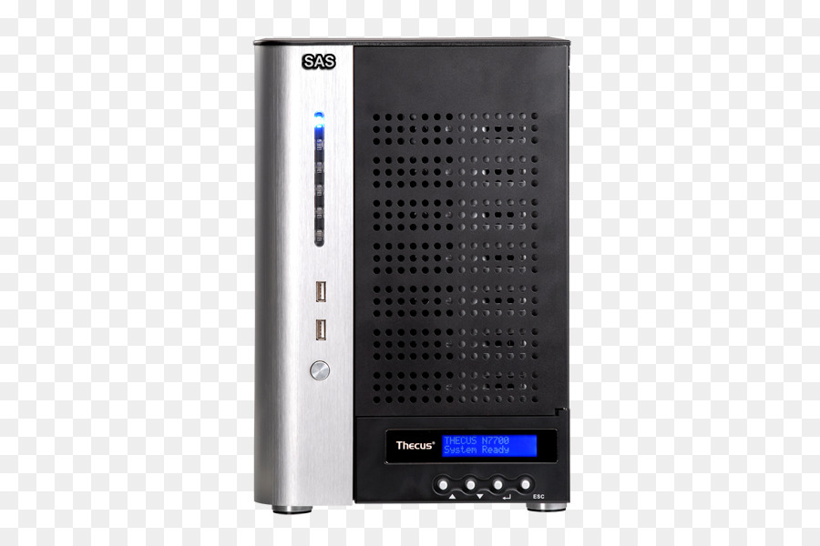 Di rete Sistemi di Storage Origin Storage Thecus N7700 Intel Core 2 Duo Thecus N7700 server NAS - SATA 3Gb/s - Serial Attached SCSI