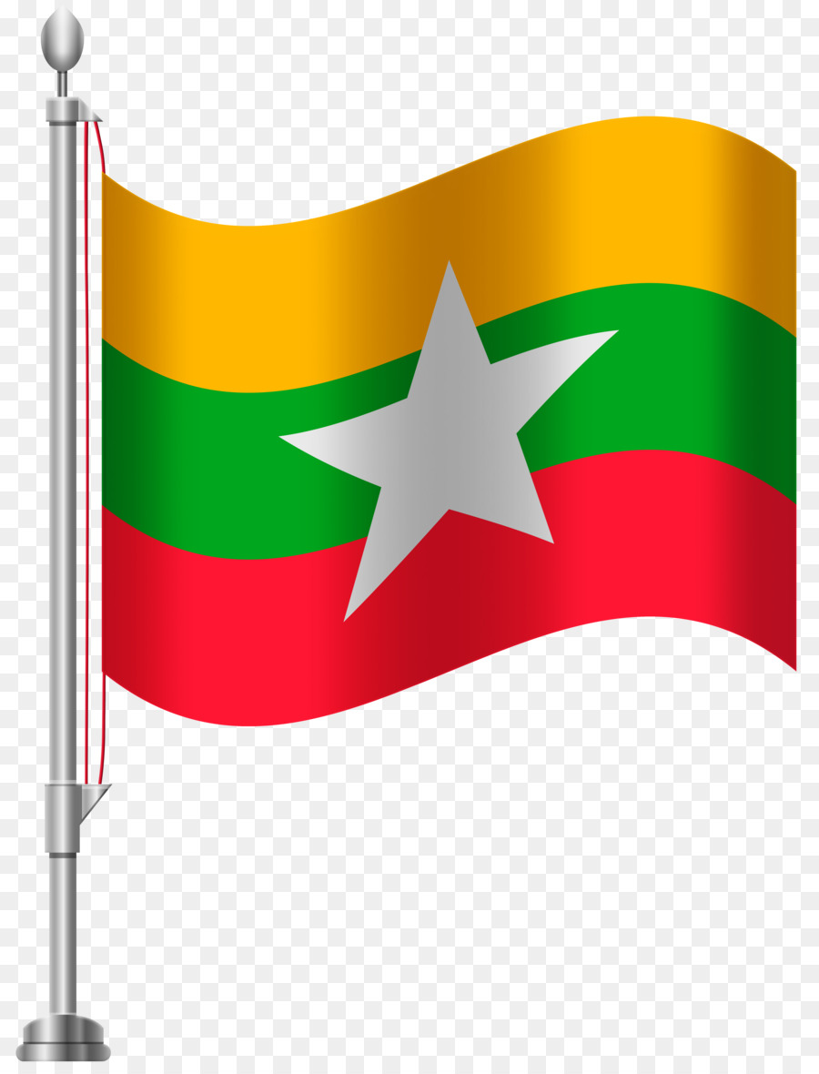 Burma Flagge von Myanmar-Flagge von Bangladesch - Flagge