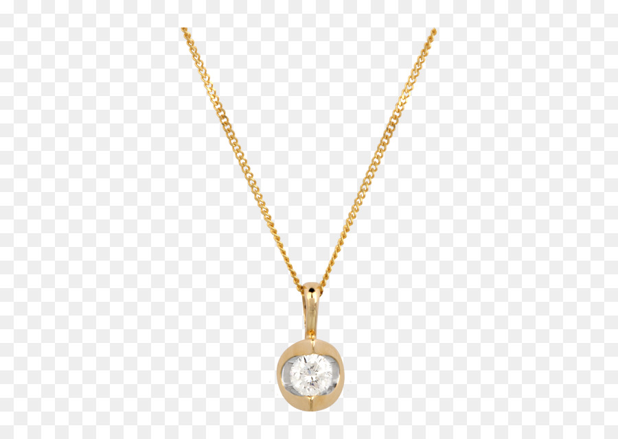 Medaillon Halskette Charms & Anhänger Gold-Karat - Halskette