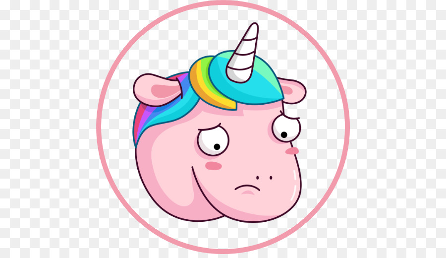 Adesivo Unicorno Telegramma Cavallo VKontakte - unicorno