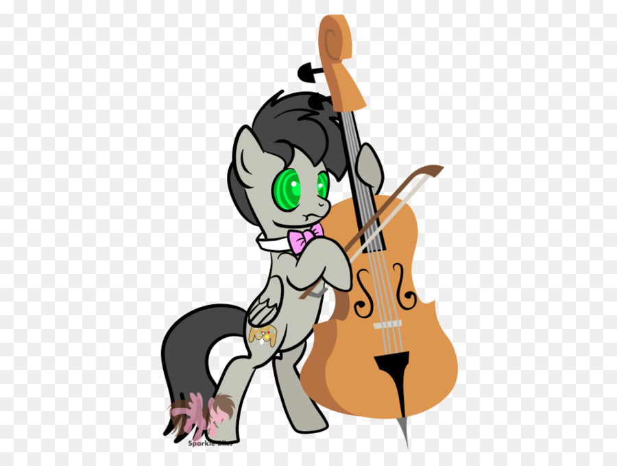 Cello-Geige-Pferd-Katze - Geige