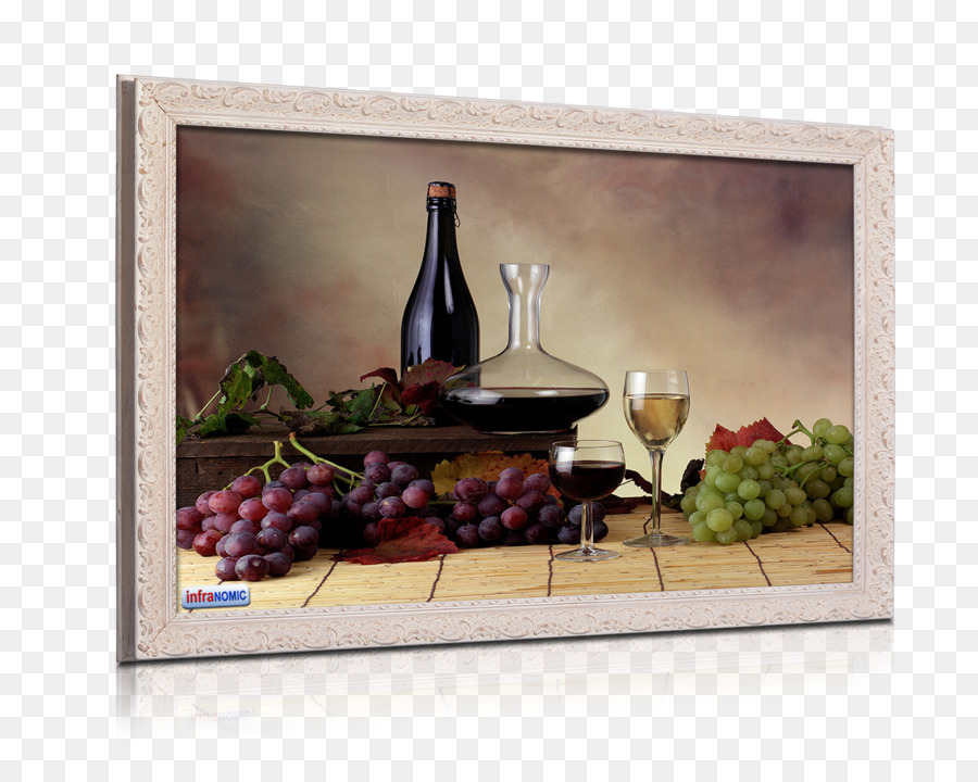 Vino Cucina Uva Bottiglia schermo di Fuoco - vino