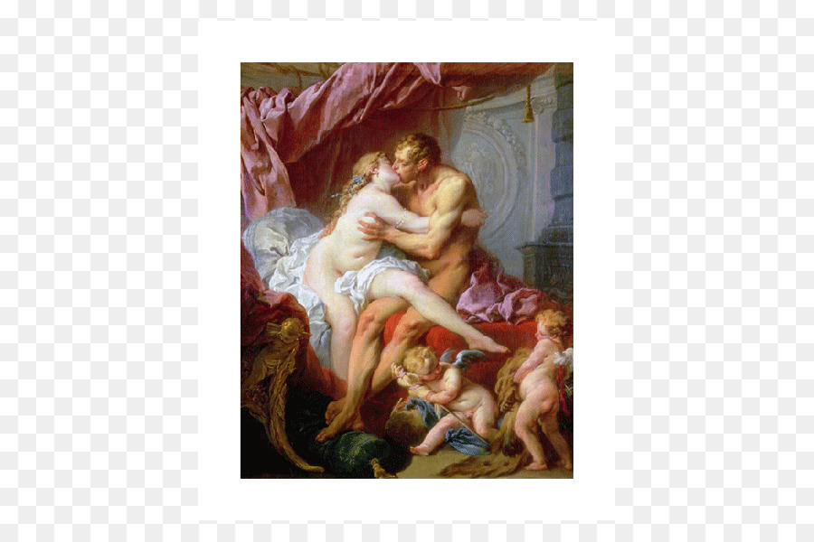 Herkules und Omphale Herakles Malerei Leinwand - Malerei