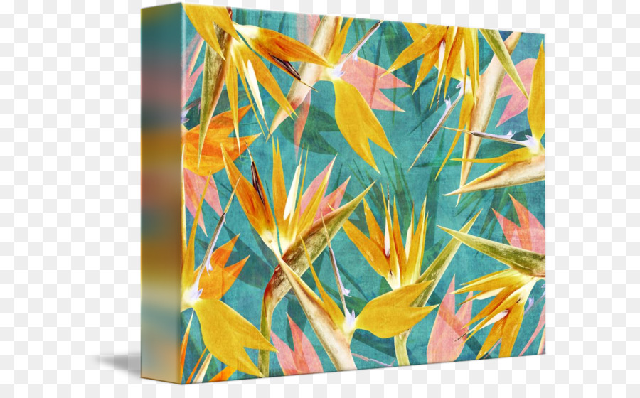 Acryl malen Malerei Blütenblatt Keilrahmen Moderne Kunst - Malerei