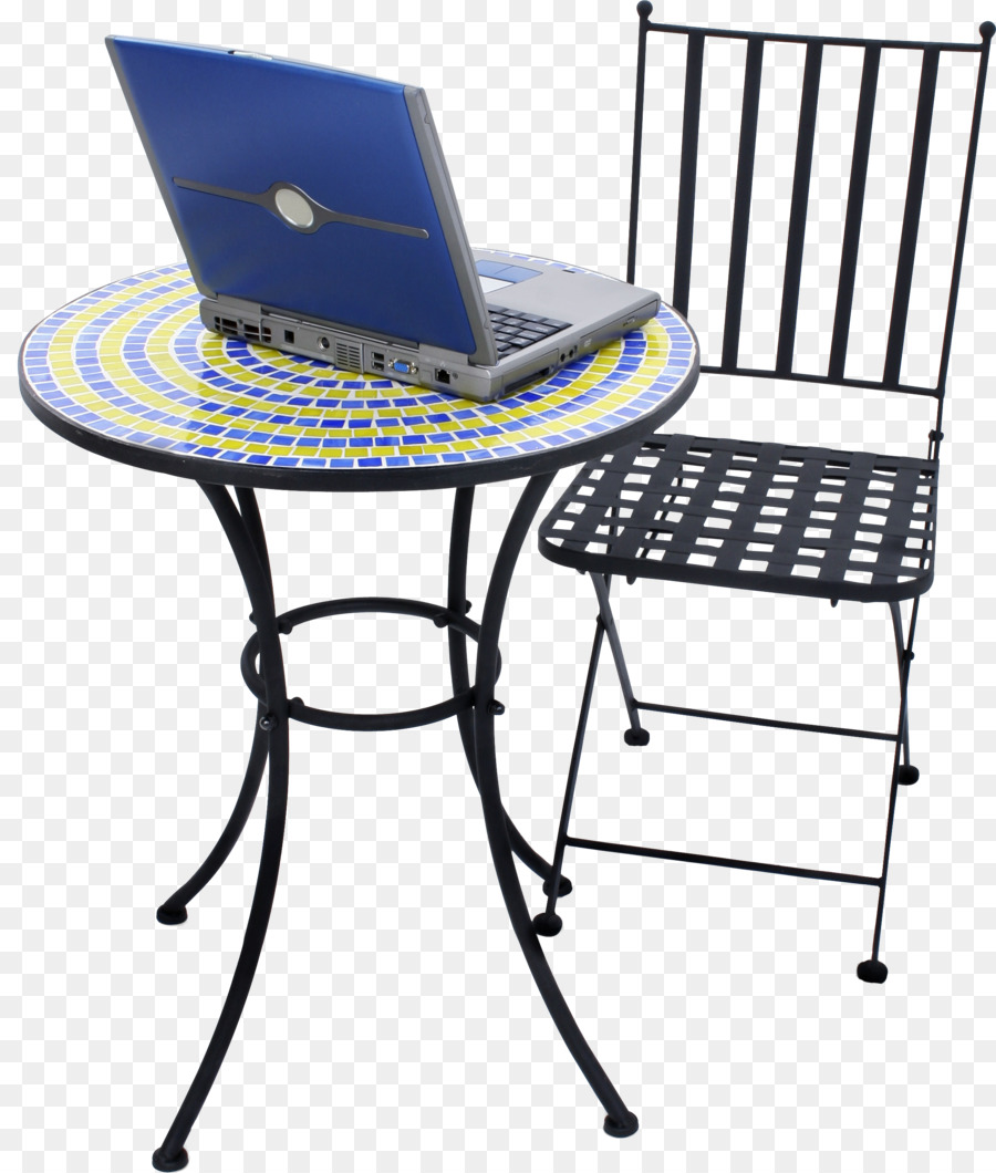 Tisch Stuhl Möbel-Laptop-clipart - Tabelle