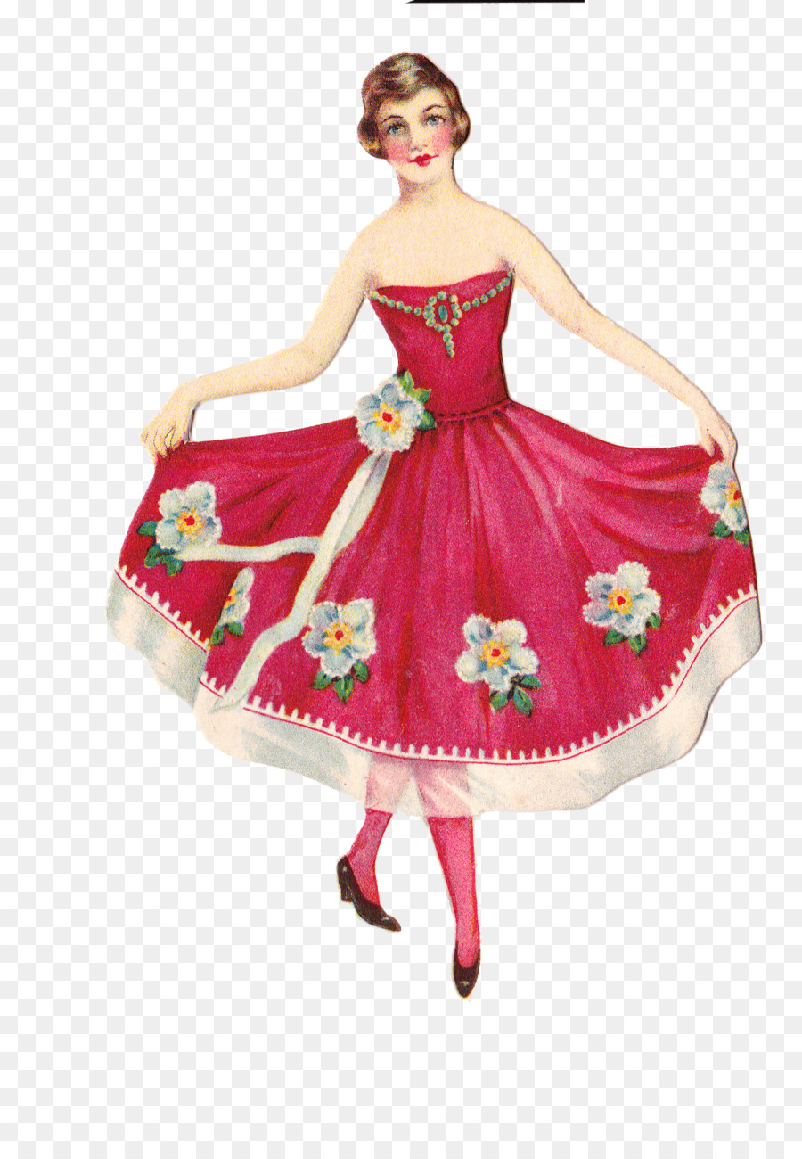 Kostüm design Magenta Kleid - Kleid