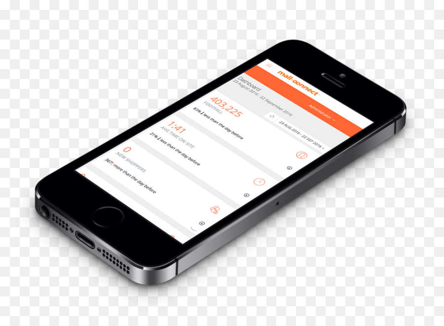Responsive web design di iPhone 5s App Store - Cascata Mall Drive