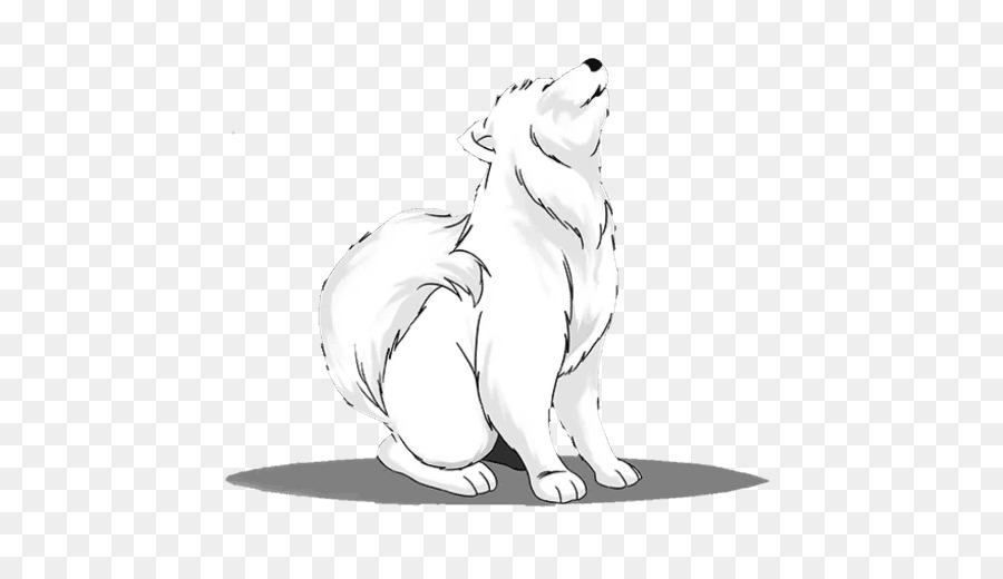 Cane di razza Gatto Bianco Schizzo - cane