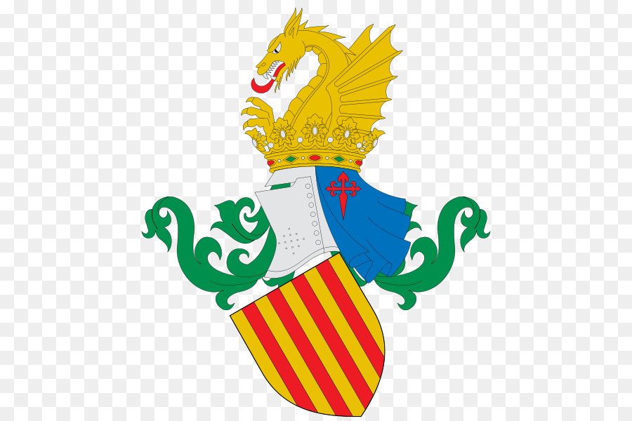 Kingdom of Valencia Schild da Comunidade Valencia Blason de Valence Provinces of Spain - andere