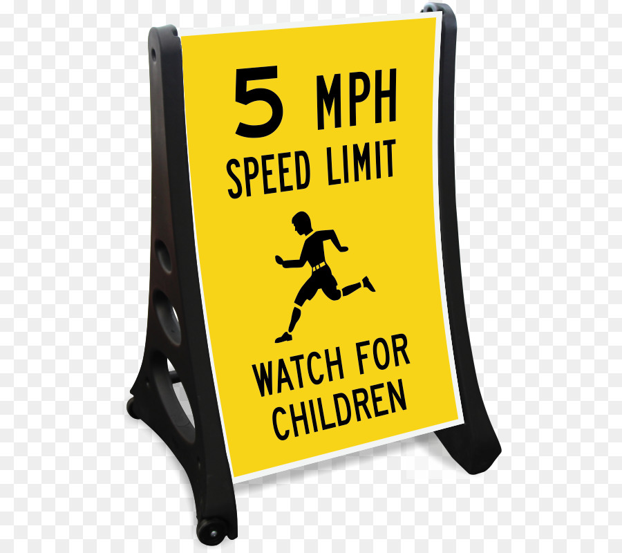 Langsam, die Kinder Spielen Verkehrszeichen - Kind