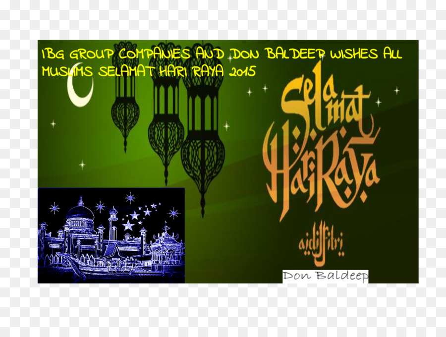 Grafik-design Poster Eid al-Fitr - Hari EIDs