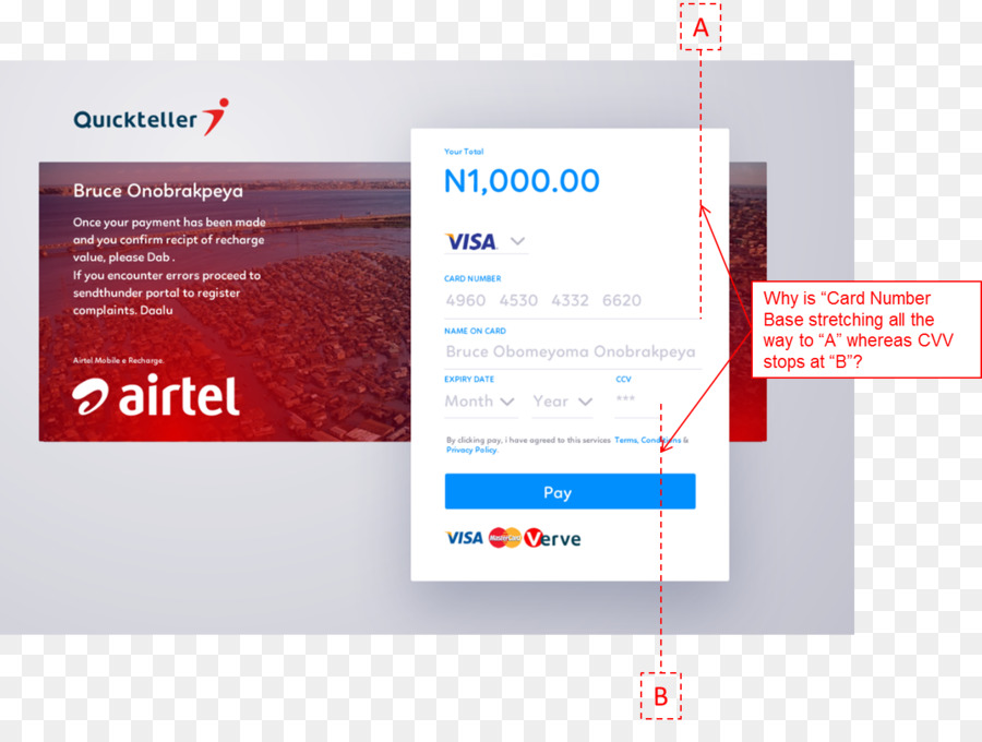 User-interface-design Grafik-design Payment card number - Design