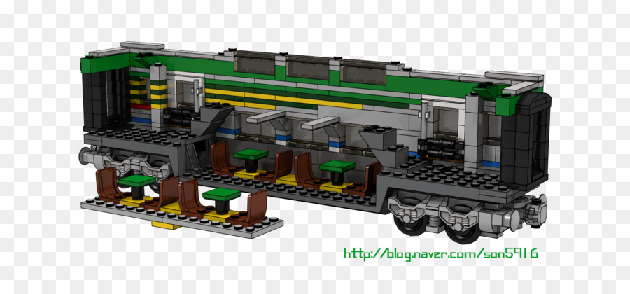 LEGO điện Tử thành phần Vi điện Tử toa - hai boong