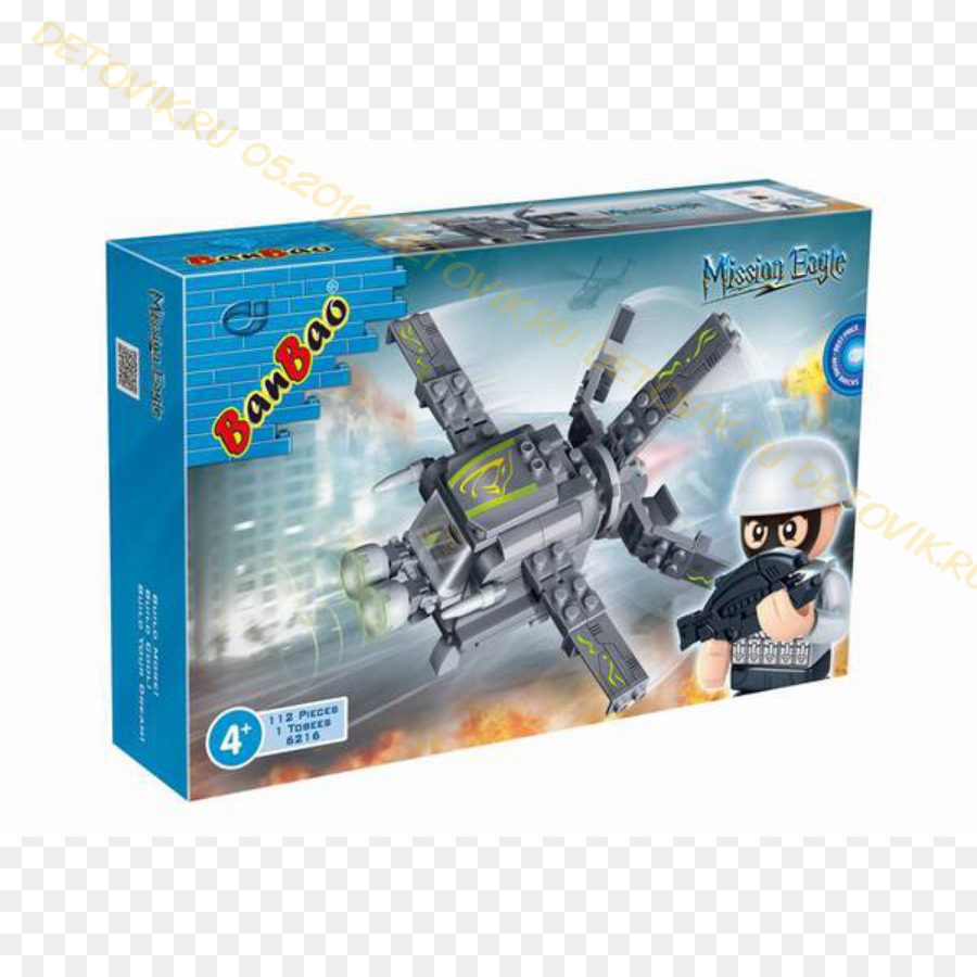 BanBao   Scheune und Wasser Silo Unmanned aerial vehicle Spielzeug Construction set Architectural engineering - Spielzeug