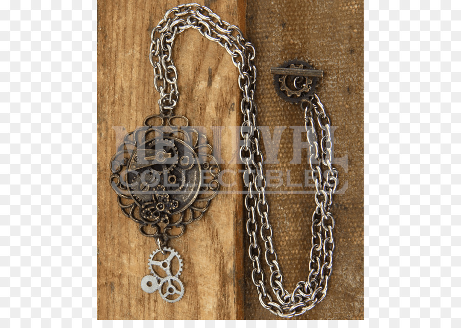 Halskette Medaillon Kette Ohrringe Steampunk - steampunk Halskette