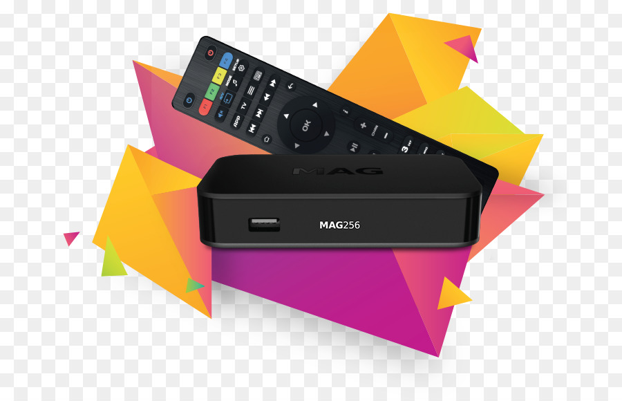 High Efficiency Video Coding Set-top-box-IPTV Infomir MAG254 digitaler multimedia-Receiver - Schwarz-Digital media player - andere