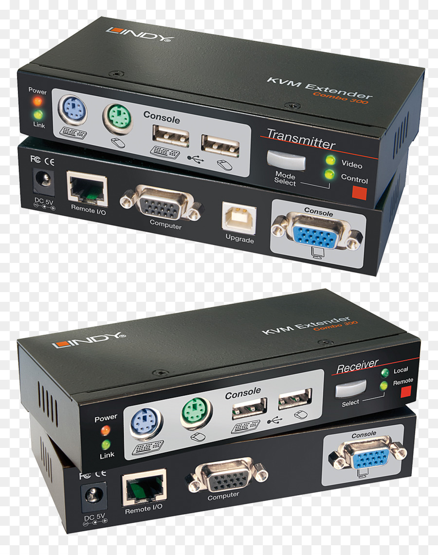Dispositivi di Input KVM Switch Lindy Elettronica porta PS/2 cavo di Categoria 5 - USB