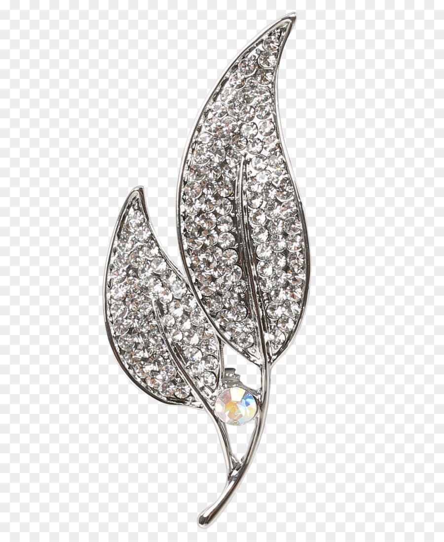 Spilla Corpo Gioielli Foglia Diamante - gioielli