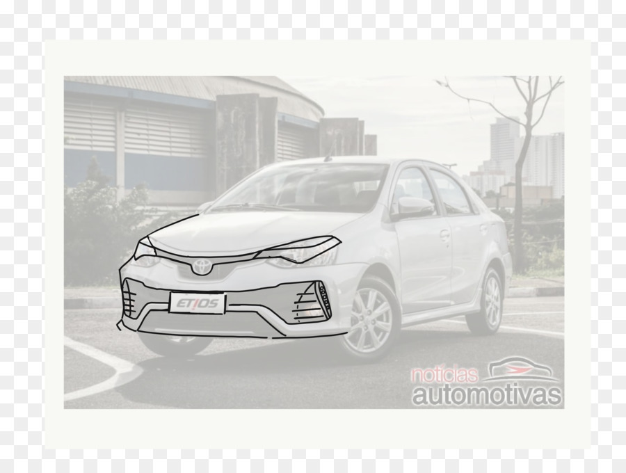 Paraurti Toyota Etios della porta di Automobile - Toyota Etios Liva G