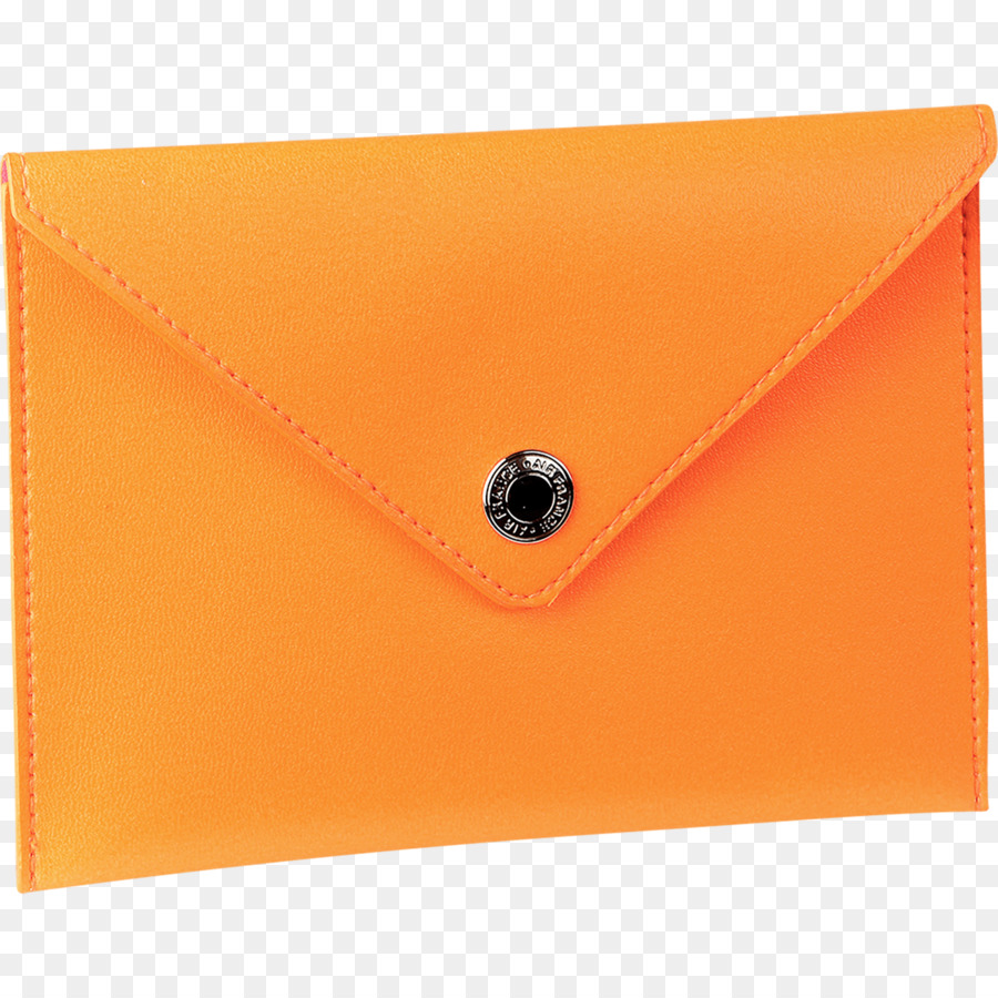 Dokument Orange Geldbörse Envelope Mode - Snap Verschluss