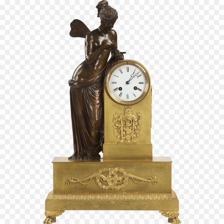 Mantel clock Ormolu mensola del Camino in Bronzo - orologio