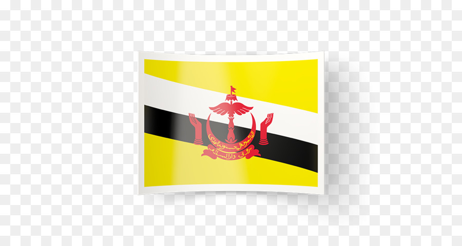 Flagge von Brunei Gelb Logo Marke - Flagge