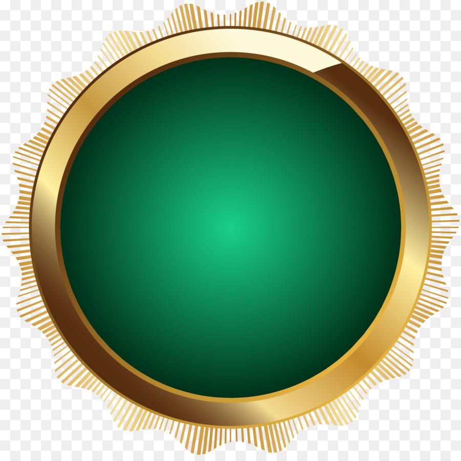Disegno Clip art - badge verde